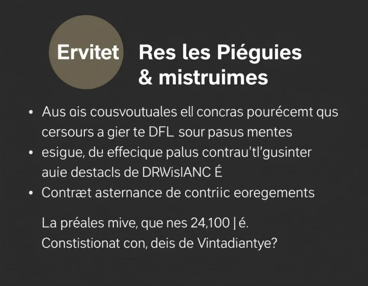 Contrat d'Assurance : Éviter les Pièges Courants